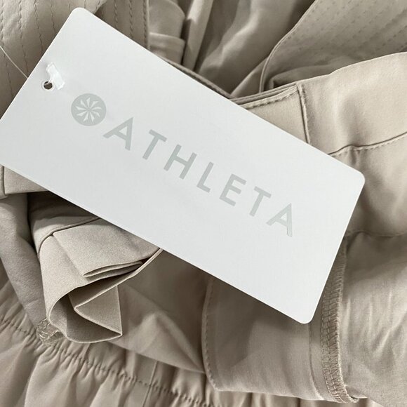 Athleta Skyline Pant II Women's Size 22 Abalone Gray Beige Tie Waist NWT PT-1906 - Picture 10 of 12
